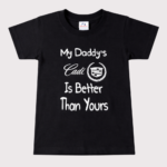 My Daddy’s Caddi is Better Than Yours kids tshirt red