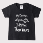 My Daddy’s Impala is Better Yhan Yours kids tshirt red